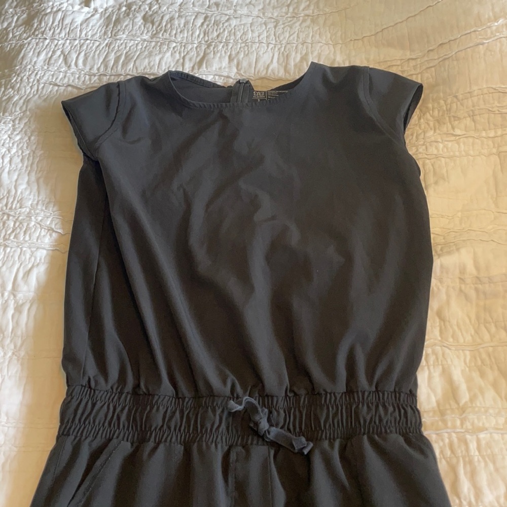 Albion fit black short sleeve jumpsuit